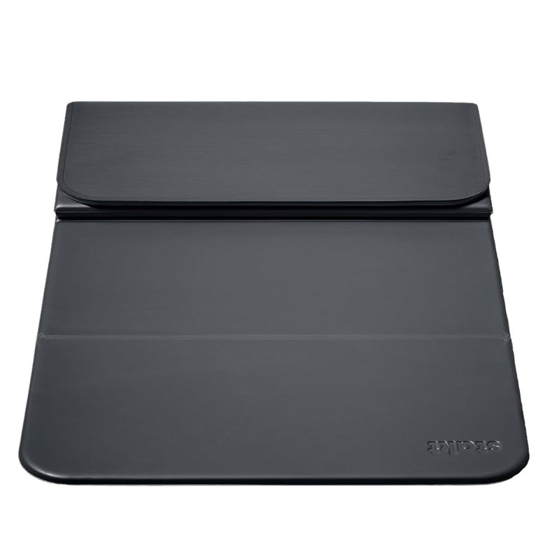 Stakt â€“ Foldable Multi-Purpose Fitness & Yoga Mat with Patented Design, Workout Mat with Non-Slip Surface, Portable & Lightweight, For Studio or Home Use, As Seen on Shark Tank (Iron) - Image 1
