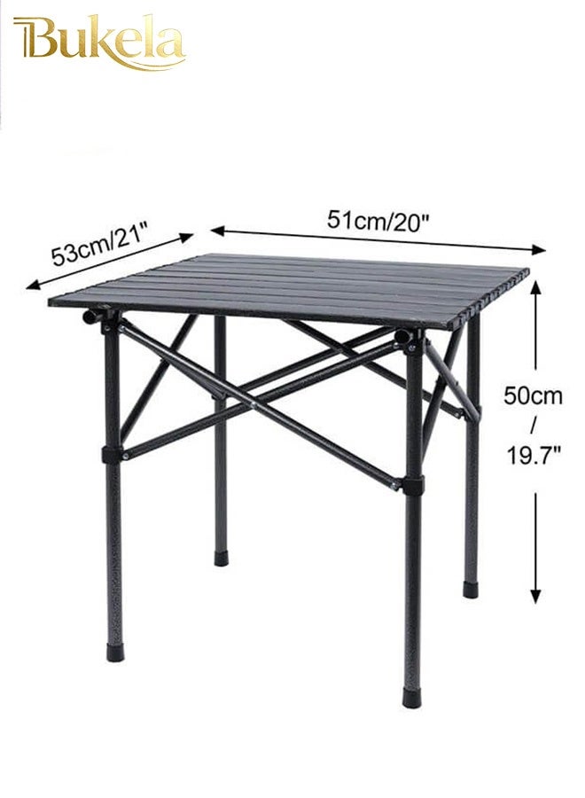 كيلا طاولة تخييم قابلة للطي، طاولة نزهة محمولة للتخييم في الهواء الطلق، 53*51*50 سم - Image 2