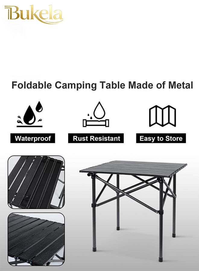 كيلا طاولة تخييم قابلة للطي، طاولة نزهة محمولة للتخييم في الهواء الطلق، 53*51*50 سم - Image 4