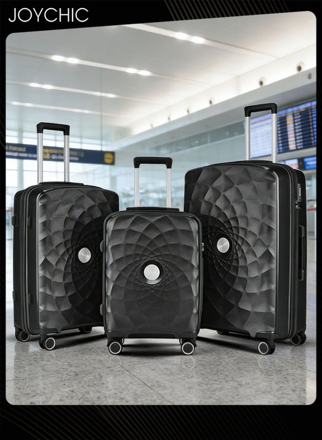 Joychic طقم حقائب 3 قطع مقاوم للاهتراء وماء حقيبة سفر محمولة للأعمال بسعة كبيرة حقائب صعود 20 بوصة + 24 بوصة + 28 بوصة - Image 1