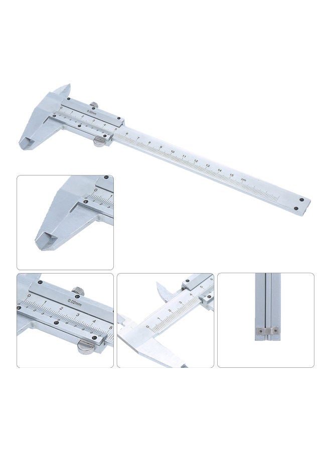 Professional 0-150mm Stainless Steel Vernier Caliper Silver - Image 3