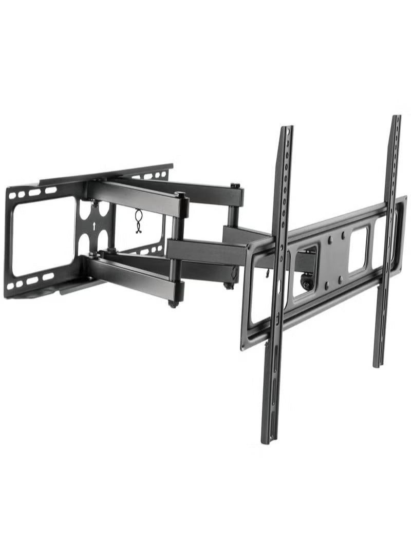 Skill Tech SH 646P Wall Mount for 37" to 70" LED LCD Flat Panel & Curved TVs Heavy Duty Articulating Arm Long Extension Wall Bracket with 40 kg Weight Capacity, Tilt Rotation Range +5 to -15 - Image 1