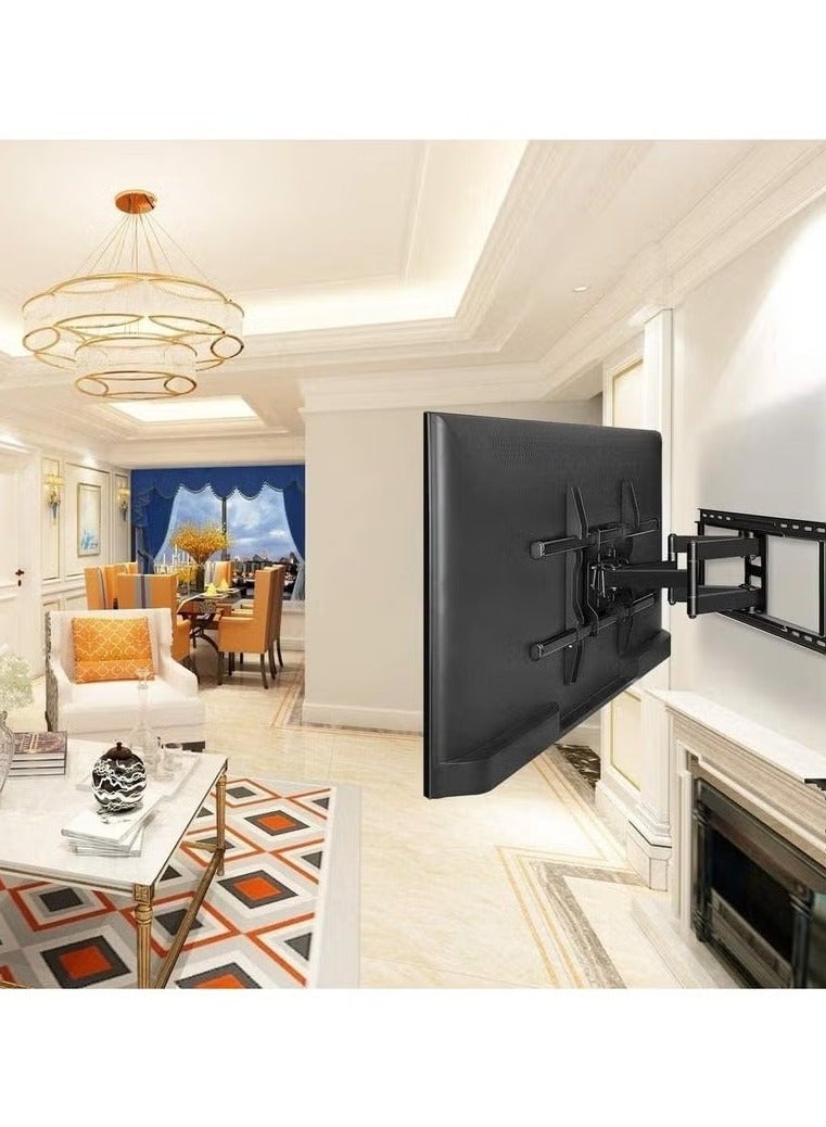 Skill Tech SH 646P Wall Mount for 37" to 70" LED LCD Flat Panel & Curved TVs Heavy Duty Articulating Arm Long Extension Wall Bracket with 40 kg Weight Capacity, Tilt Rotation Range +5 to -15 - Image 2