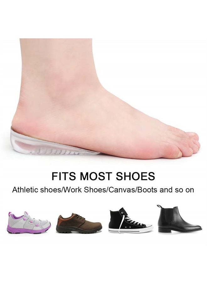 Dr.Foot Height Increase Insoles, Heel Cushion Inserts, Heel Lift Inserts for Leg Length Discrepancies (Small (1" Height))  - Image 2