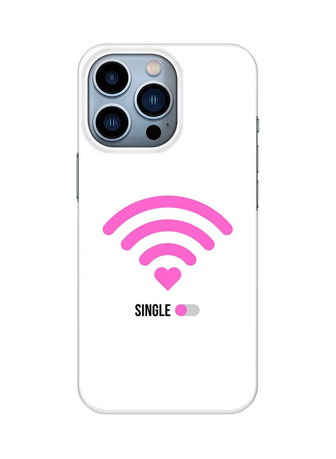 Stylizedd Case for Apple iPhone 14 Pro Slim Snap Classic Series Mobile Cover Hard PC Shield Matte Finish Print - Wifi Single Girl