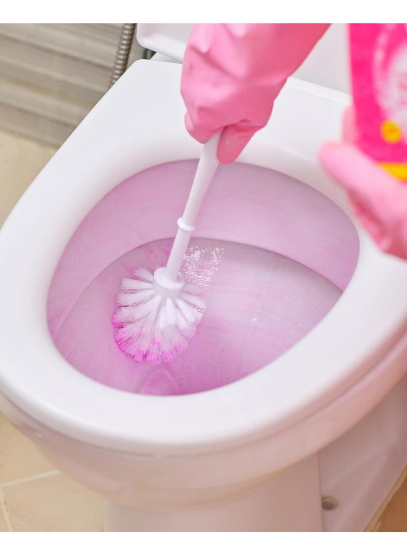 THE PINK STUFF The Pink Stuff Miracle Toilet Cleaner, 750ml – Powerful Stain-Removing Gel for a Sparkling Clean Bowl – Eliminates Limescale, Tough Stains & Odors with Fresh Rhubarb Scent - Image 4