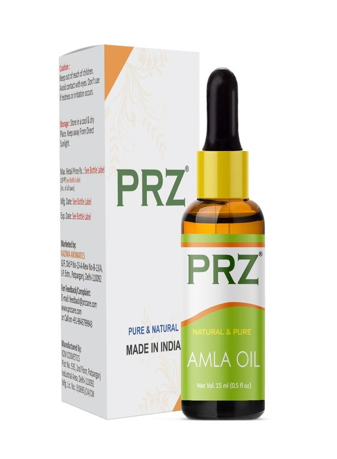 PRZ Amla Essential Oil - Pure Natural Therapeutic Grade & Aromatherapy Body Massage Oil for Skin Care & Hair Care, 15 ml - Image 2
