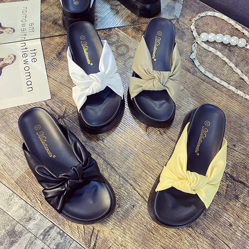 Women'S Slippers Outfit 2023 New Summer Fashionable All-Match Platform Platform Women'S Internet Celebrity Ins Trendy Sandals - Image 2