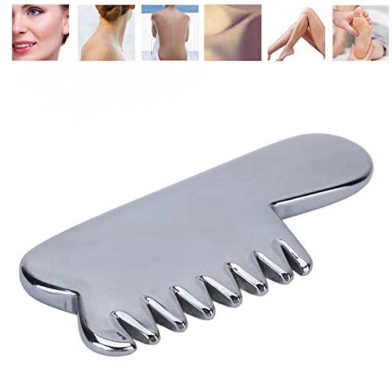 Terahertz Comb, Natural Energy Stone Terahertz Massage Comb Lightweight Portable Scalp Massager Comb for Head Neck Face Beauty Comb - Image 5