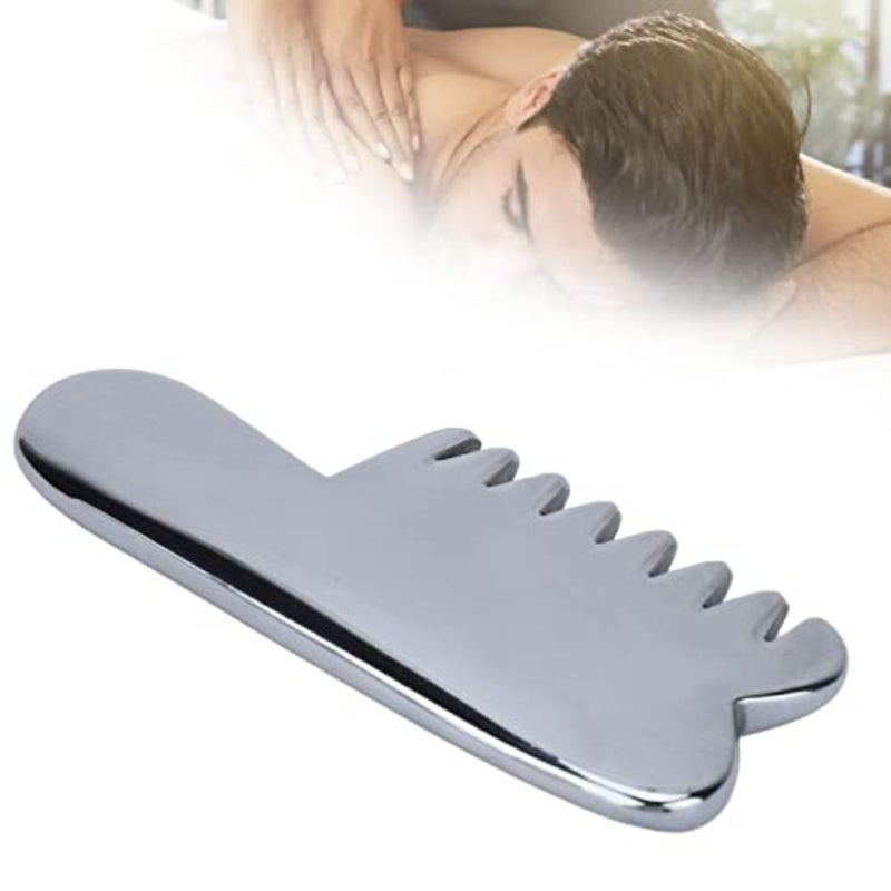 Terahertz Comb, Natural Energy Stone Terahertz Massage Comb Lightweight Portable Scalp Massager Comb for Head Neck Face Beauty Comb - Image 4