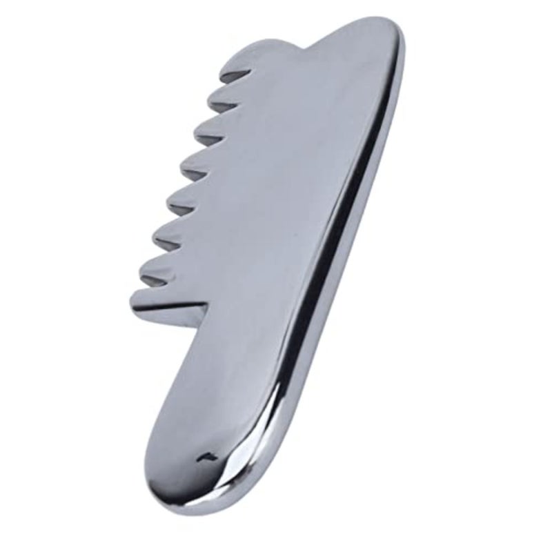 Terahertz Comb, Natural Energy Stone Terahertz Massage Comb Lightweight Portable Scalp Massager Comb for Head Neck Face Beauty Comb - Image 2