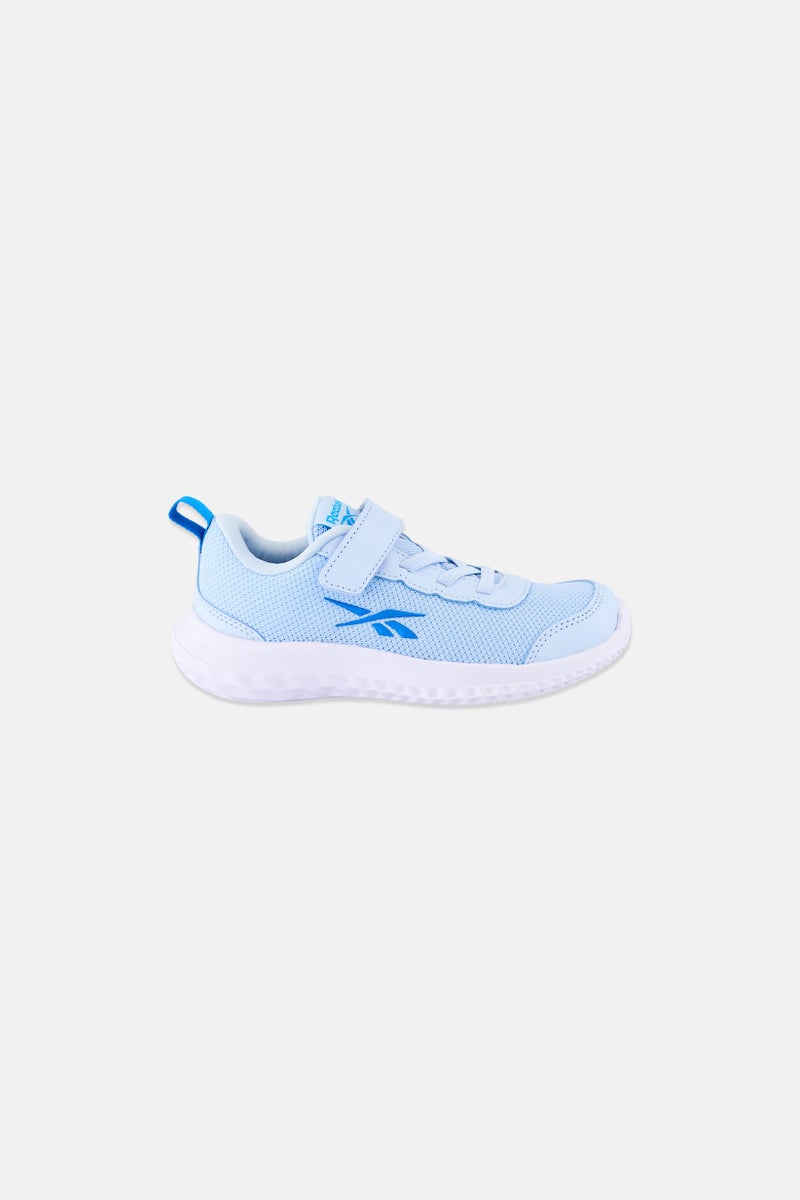 Reebok Kids Boy Core Burst Velcro Closure Running Shoes, Pastel Blue - Image 3