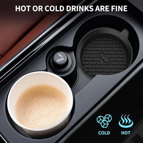 HSR Car Accessories Car Cup Holders, Silicone Universal Vehicle Non-Slip Cup Holders (4) - Image 4