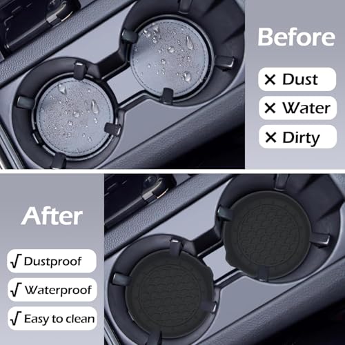 HSR Car Accessories Car Cup Holders, Silicone Universal Vehicle Non-Slip Cup Holders (4) - Image 3