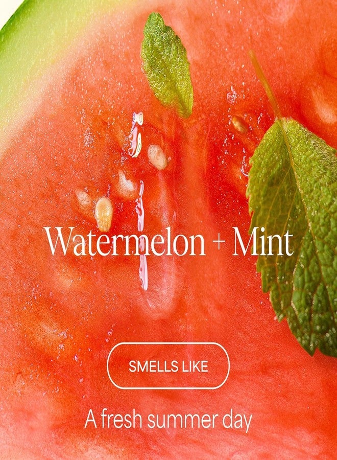 RAW SUGAR Watermelon Mint Refresh Gentle & Hydrating Body Wash, 20 Fl Oz (Pack of 3), Moisturizing & Refreshing Bath & Shower Gel, Vegan, Formulated without SLS/SLES & Parabens - Image 2