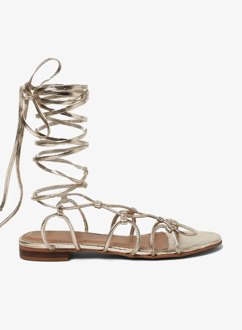 ييزو صنادل نسائية مسطحة بكعب مفتوح من الخلف - مريحة وسهلة الارتداء مع دعم حزام الظهر