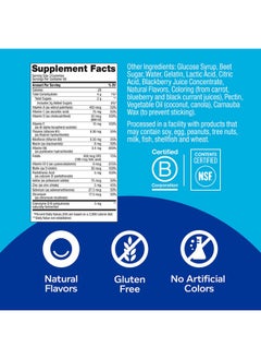 OLLY Men'S Multivitamin Gummy Immune Support Vitamins A C D E B Lycopene Zinc Blackberry 60 Day Supply 120 Count  - Image 5