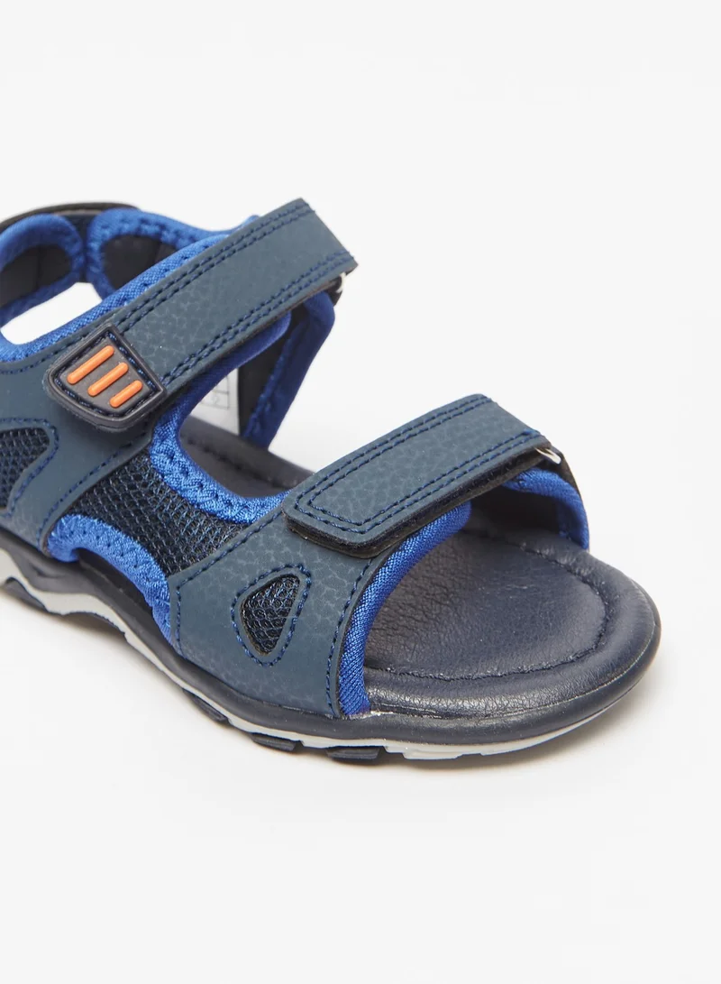 LBL by Shoexpress Girls Textured Floaters with Hook and Loop Closure