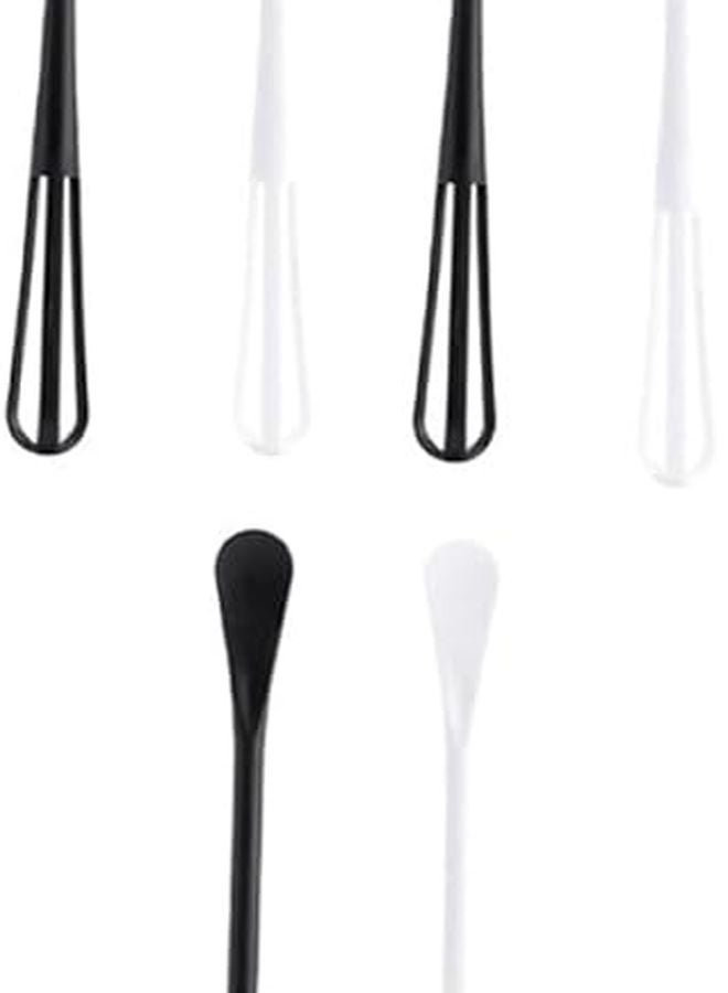 6 قطعة من مجموعة الخفاقة اليدوية المصنوعة من الفولاذ المقاوم للصدأ لخفق البيض في الخبز والطهي والكريمات والصلصات - Image 2