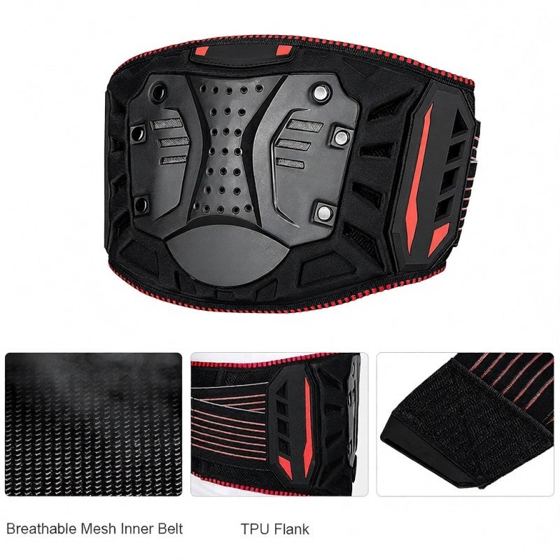 Sulaite Motorcycle Waist Belt Riding Guard Belt Back Brace Sports Gear - Image 4