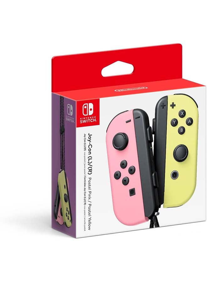 Nintendo Switch Joy-Con (L)/(R)  Pastel Pink / Pastel Yellow Controller - Image 1