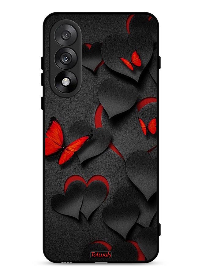 Tolwak OnePlus Ace 5 Ultra Protective Case Cover Hearts And Butterflies Pattern - Image 1
