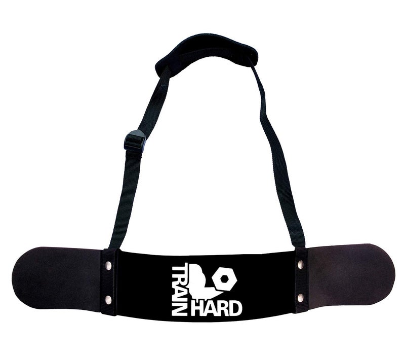 Aprodo New Arm Blaster, Biceps Muscle Workout, Heavy Duty Thick Gauge, Padded, for Men & Women (Train Hard) - Image 1