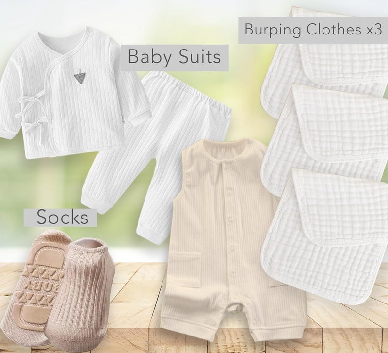 Beyond The Box New Baby BoyGirl Gift Basket 20 Items for a New mom Elephant Baby Gift Set Welcome Baby Care Package All wNewborn Essentials Bundle for Expecting Moms Baby Shower After Labor Unisex - Image 4