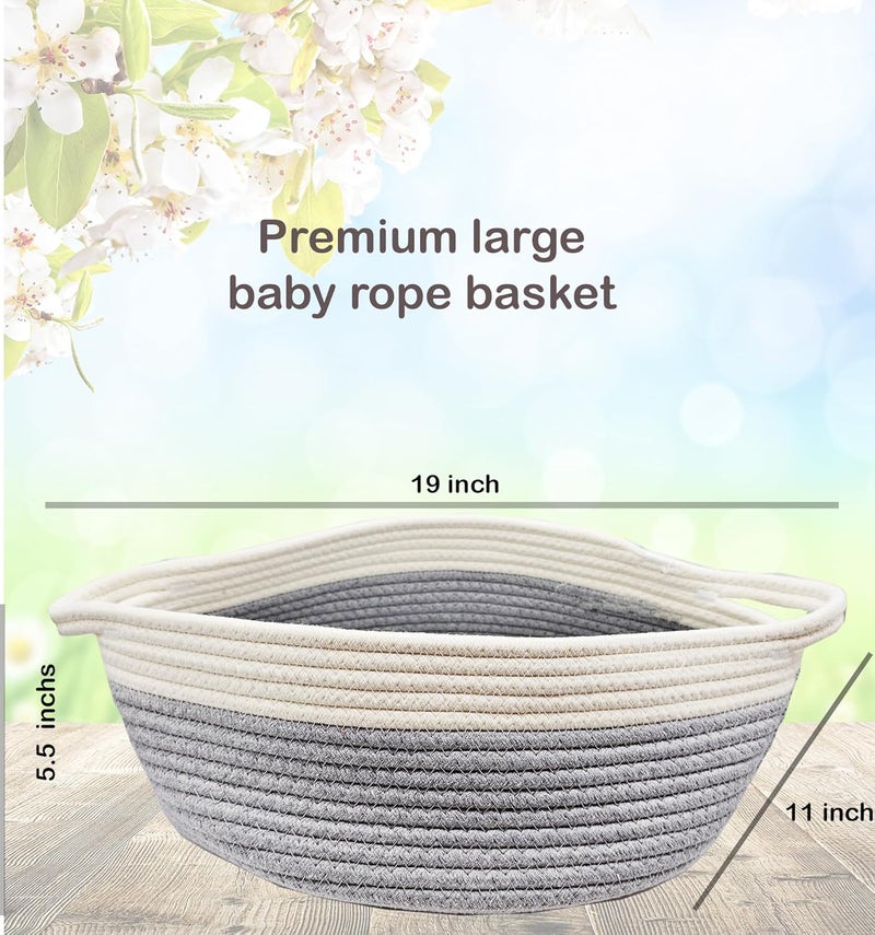 Beyond The Box New Baby BoyGirl Gift Basket 20 Items for a New mom Elephant Baby Gift Set Welcome Baby Care Package All wNewborn Essentials Bundle for Expecting Moms Baby Shower After Labor Unisex - Image 2