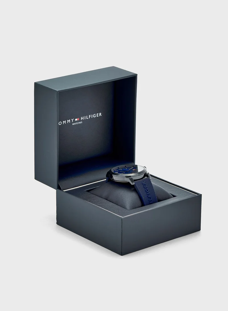 TOMMY HILFIGER 1791621 Silicone Strap Analog Watch