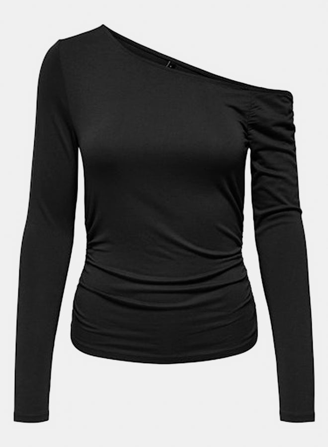 ONLY Womens Felina Longsleeve Cold Shoulder Top - Image 2