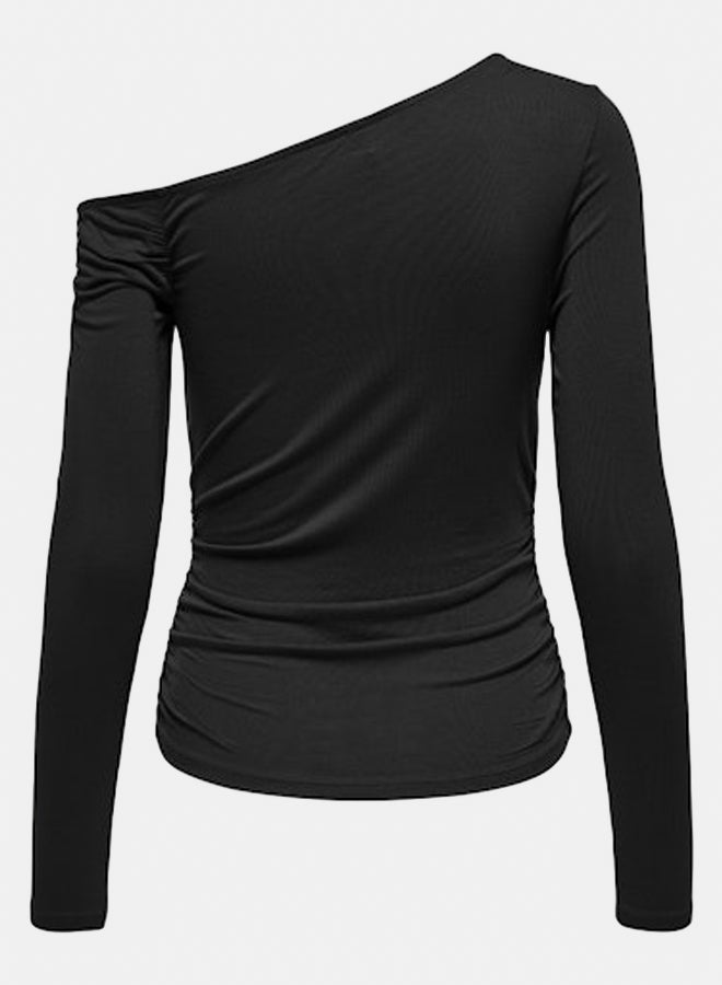 ONLY Womens Felina Longsleeve Cold Shoulder Top - Image 1