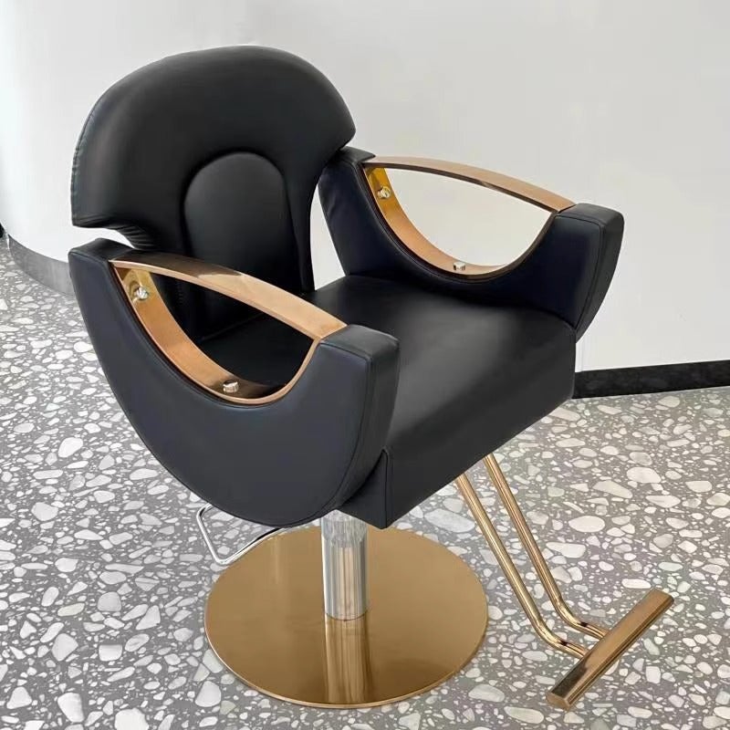 Barber Shop Dyeing Barber Chair Adjustable Internet Celebrity Hair Cutting Chair Hair Salon Dedicated High-End Salon Hair Salon Hair Chair Manufacturer - Image 4