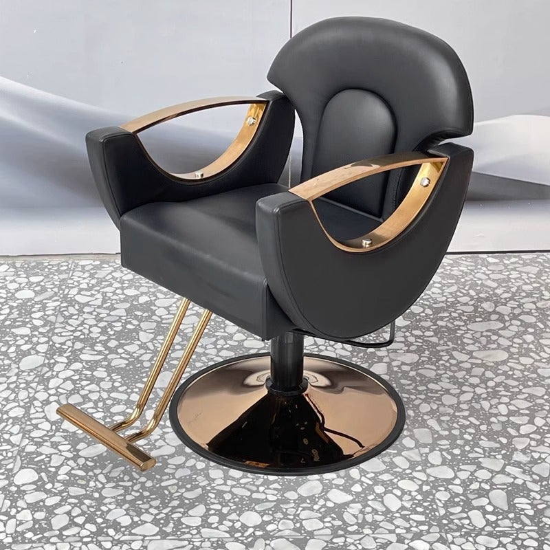 Barber Shop Dyeing Barber Chair Adjustable Internet Celebrity Hair Cutting Chair Hair Salon Dedicated High-End Salon Hair Salon Hair Chair Manufacturer - Image 2