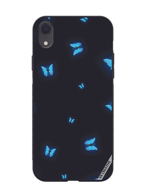 Protective Case Cover For Apple iPhone XR Butterfly Design Multicolour
