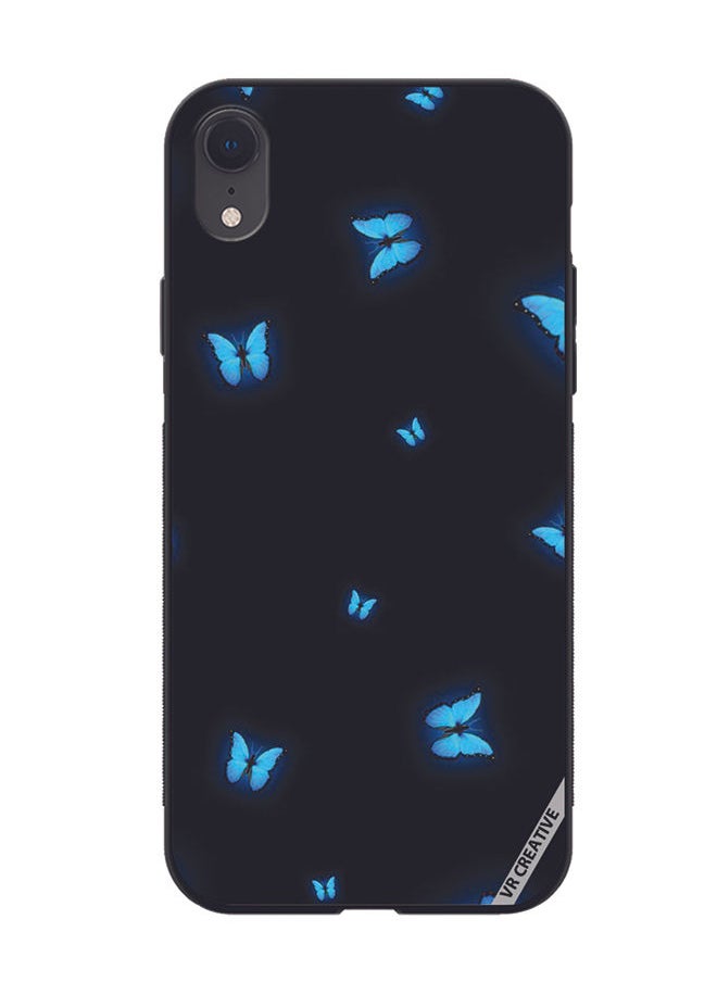 Protective Case Cover For Apple iPhone XR Butterfly Design Multicolour