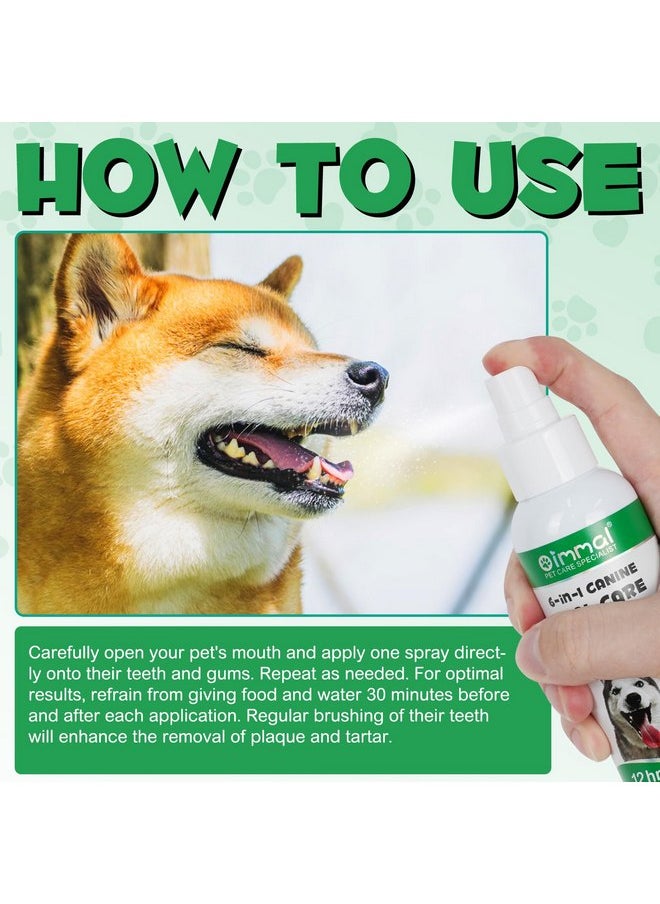 Alivo Oral Care Spray for Dogs, Pet Breath Dental Care Spray with Natural Ingredients, Dog Breath Freshener for Bad Breath, Plaque and Tartar, Pet Health Supplies Teeth Treatment Spray - 5.1 Fl Oz / 150ml  - Image 4