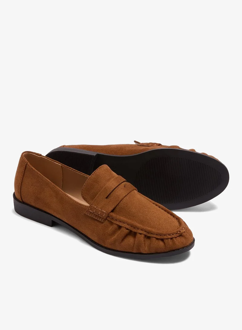 Matalan Tan Faux Suede Loafers