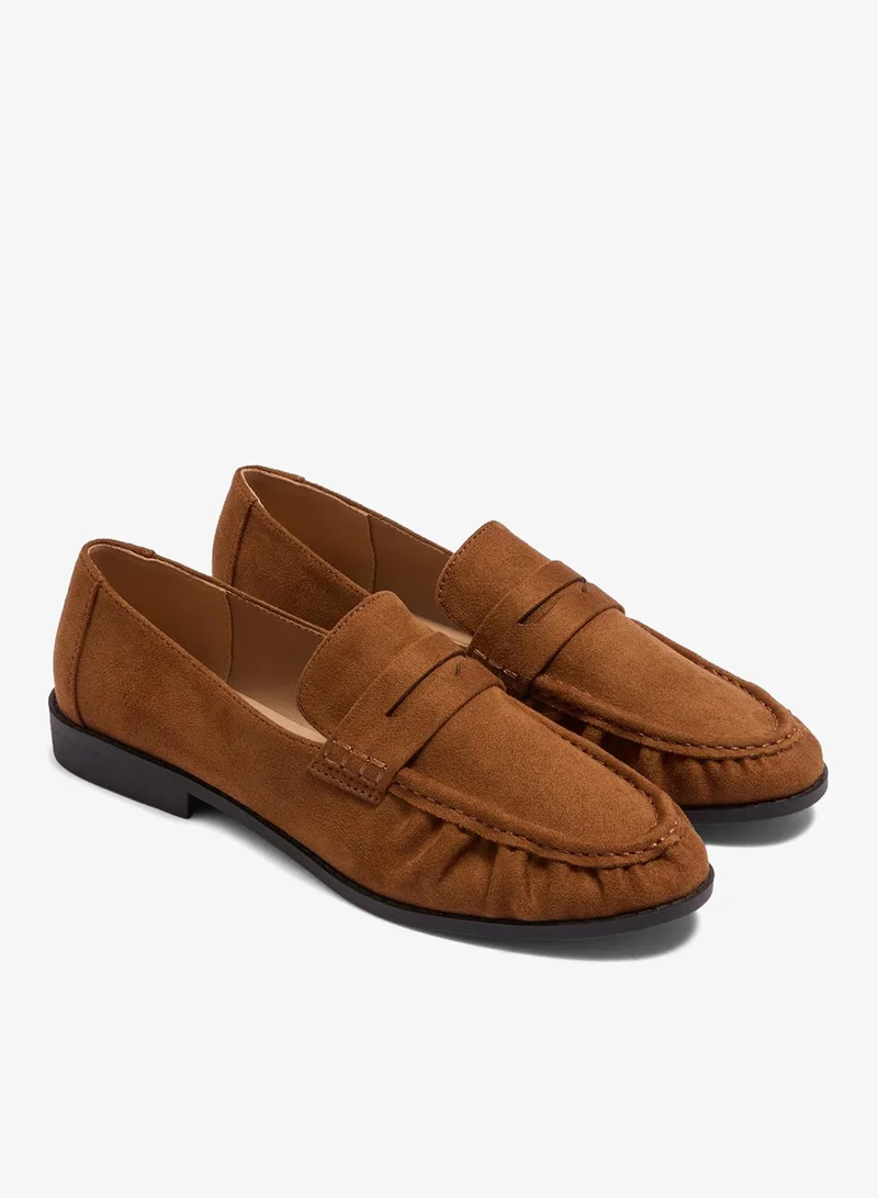 Matalan Tan Faux Suede Loafers