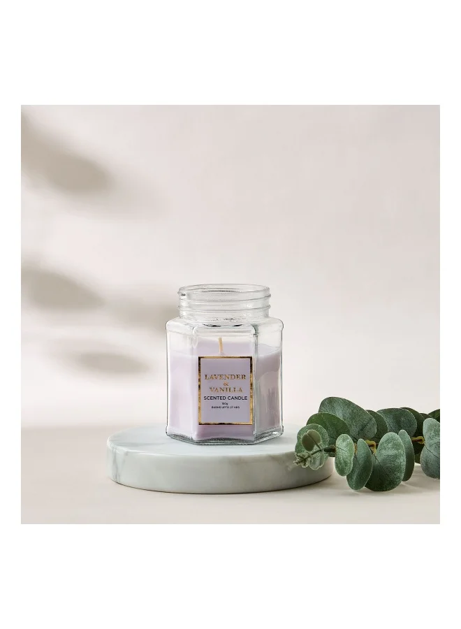 Lifestyle Lavender and Vanilla Scented Jar Candle - 150 gms
