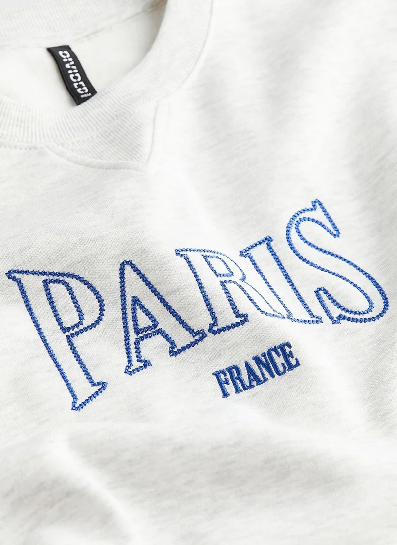 H&M Oversized Graphic Sweatshirt