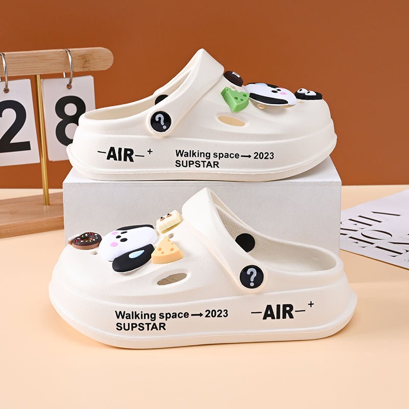 Children'S Cave Shoes Men'S And Women'S Large Children'S Summer 2024 Diy Wear Non-Slip Thick Bottom Beach Cute Sandals - Image 3