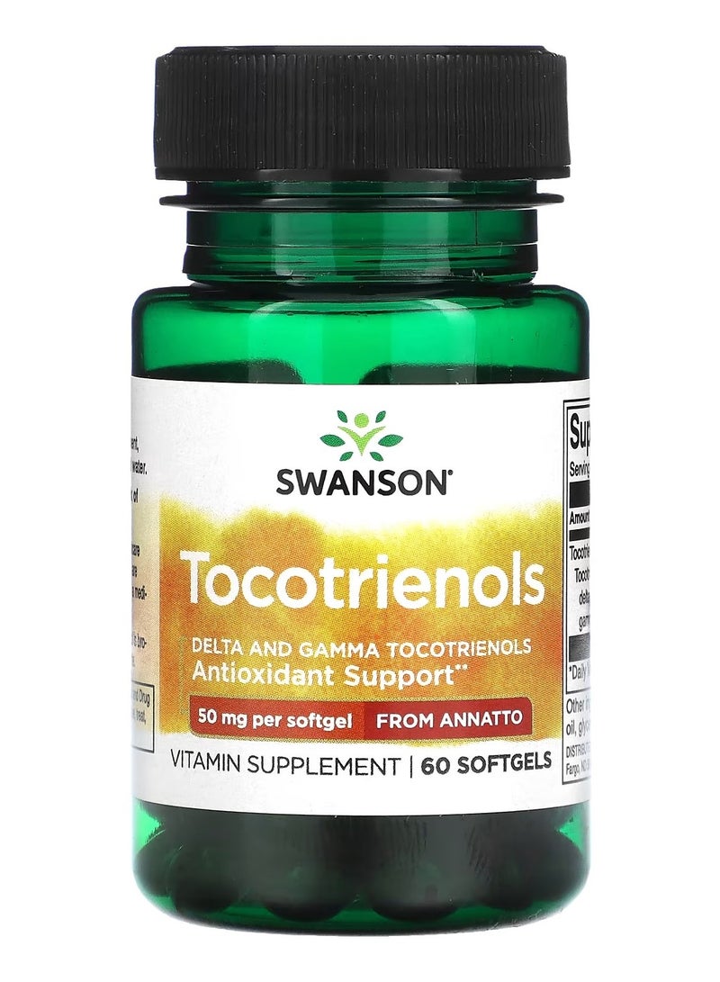 Swanson, Tocotrienols, 50 mg, 60 Softgels