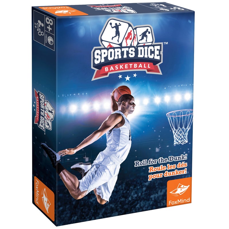 FoxMind Games Sports Dice Basketball a Fastpaced dice Game for Kids and Adults Race to Score Points and Win The Game Easy to Learn exciting to Play 24 Players Ages 8 - Image 3