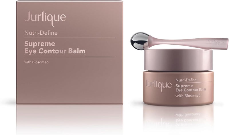 Jurlique Nutri Define Supreme Eye Contour Balm Firms Brightens AntiAgeing Cream Lifted Look Reduces Deep Lines Crows Feet Dark Circles Natural Ingredients All Skin Types 15ml