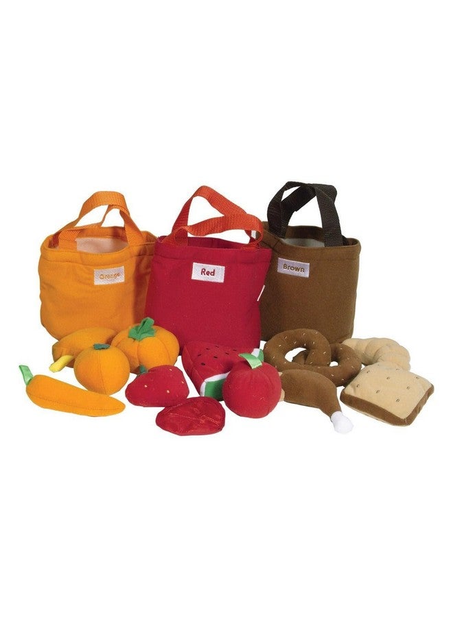 Constructive Playthings Creative Minds Pretend Play Fruit and Food Bags - 30 Pieces - Image 3