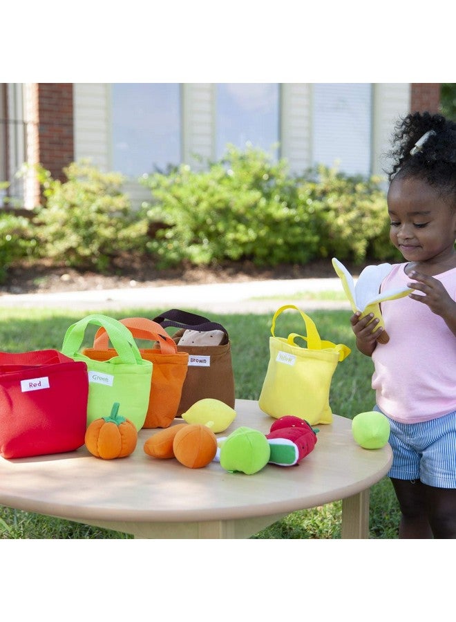 Constructive Playthings Creative Minds Pretend Play Fruit and Food Bags - 30 Pieces - Image 1