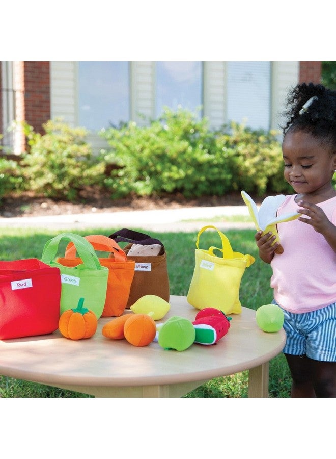 Constructive Playthings Creative Minds Pretend Play Fruit and Food Bags - 30 Pieces - Image 2