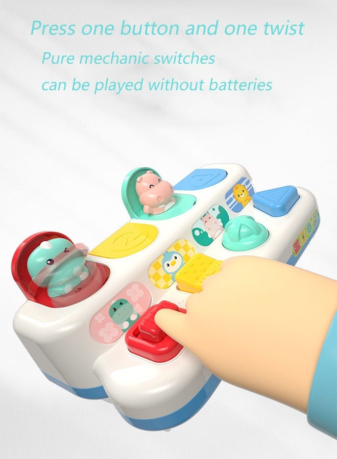 Arabest ألعاب حيوانات تفاعلية منبثقة من هوانج إير بيبي للأطفال تعلم الموسيقى ألعاب نشاط حسية منبثقة للأطفال - Image 2