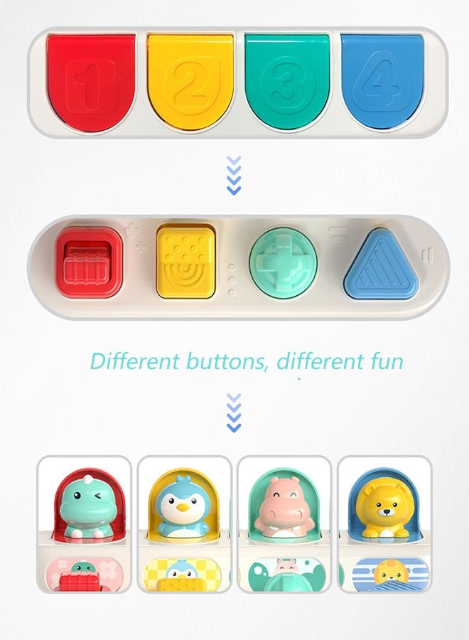 Arabest ألعاب حيوانات تفاعلية منبثقة من هوانج إير بيبي للأطفال تعلم الموسيقى ألعاب نشاط حسية منبثقة للأطفال - Image 5